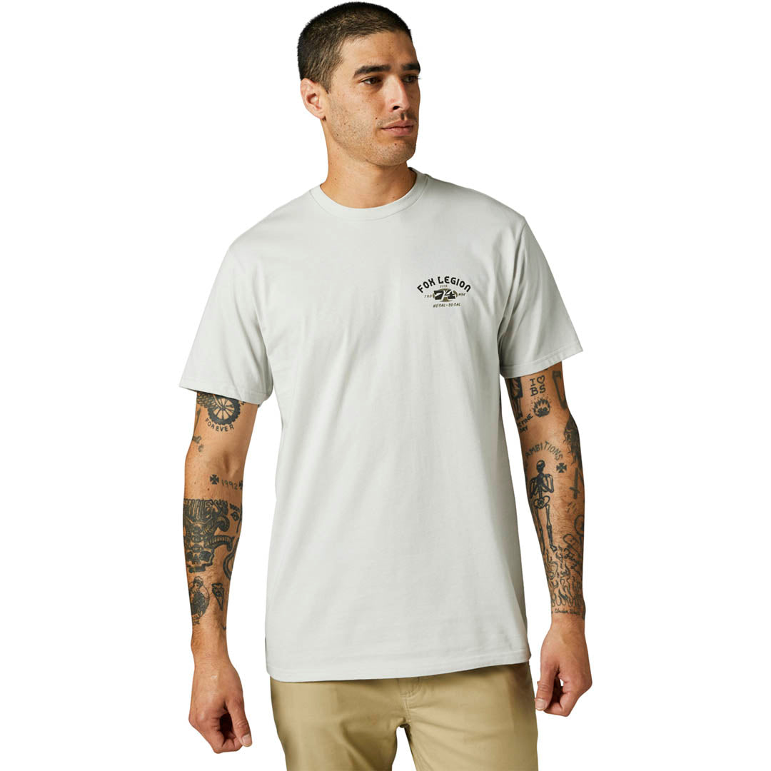Fox AT BAY SS Premium Tee Light Grey