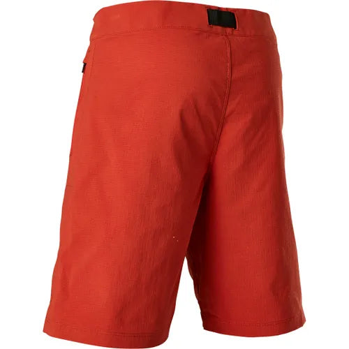 Fox Youth Ranger Red Shorts With Liner