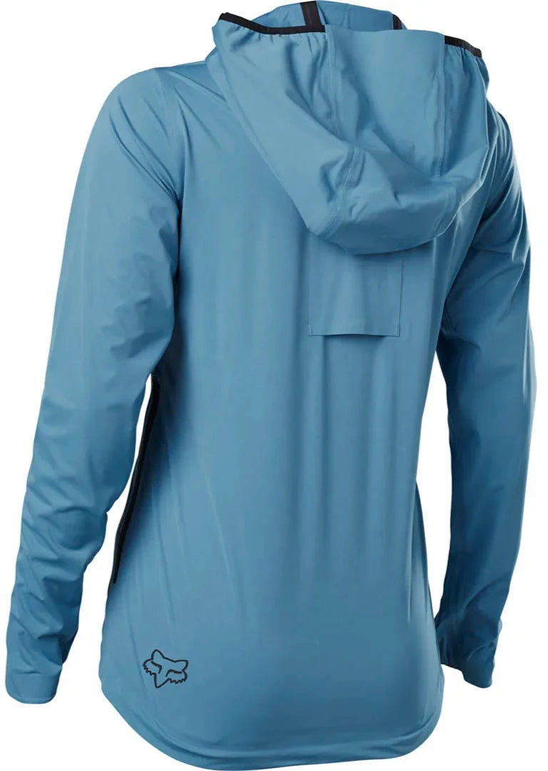 Fox WOMENS FLEXAIR LITE WATER JACKET - Dust Blue BACK