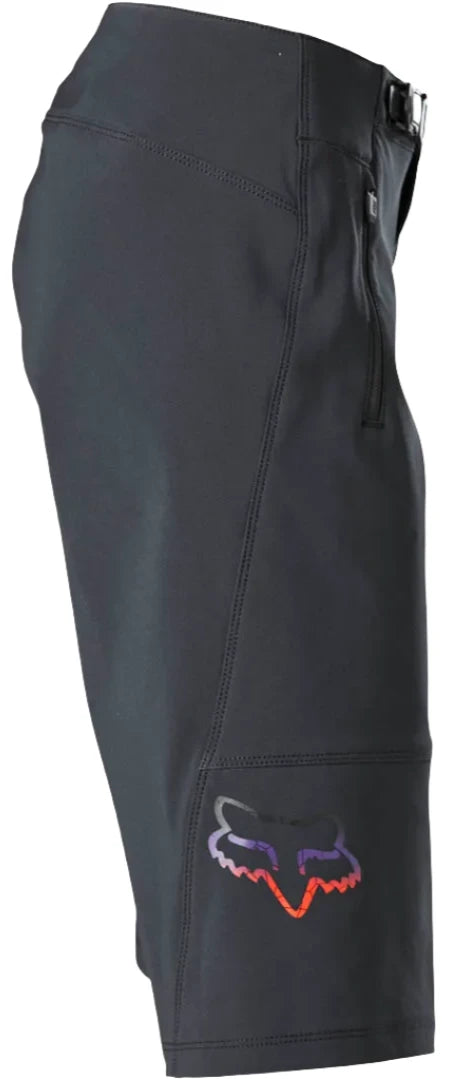 Fox WOMENS DEFEND SHORT SE - Black SIDE