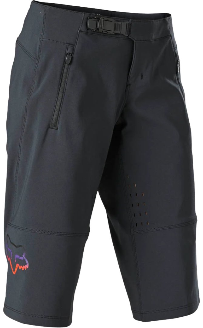 Fox WOMENS DEFEND SHORT SE - Black SIDE FRONT