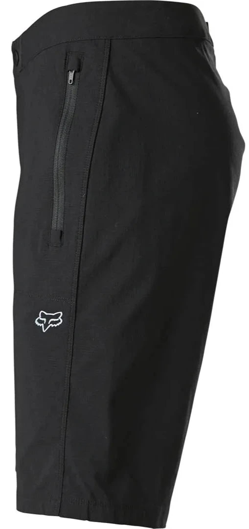 Fox WOMENS RANGER SHORT W/ LINER - Black SIDE