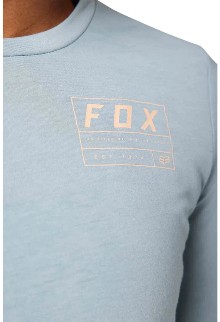 Fox WOMENS RANGER DR LS JERSEY - Gunmetal Front Print Focused