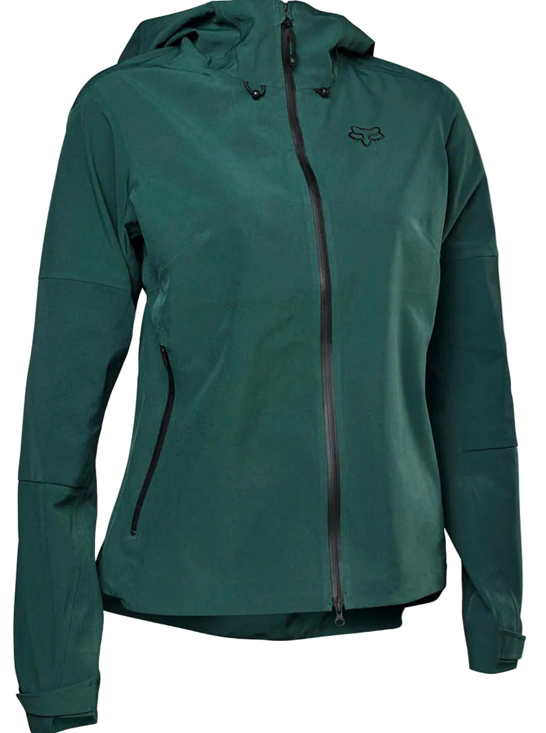 Fox Women DEFEND 3L WATER JACKET Emerald FRONT