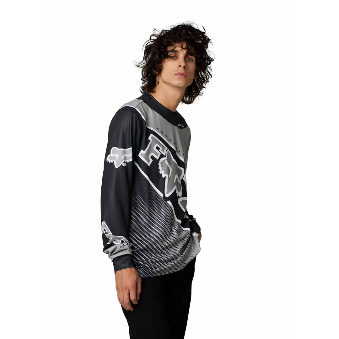Fox BURM LS Jersey Black