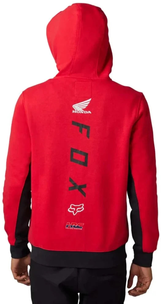 Fox FOX X HONDA ZIP FLEECE - Flame Red BACK
