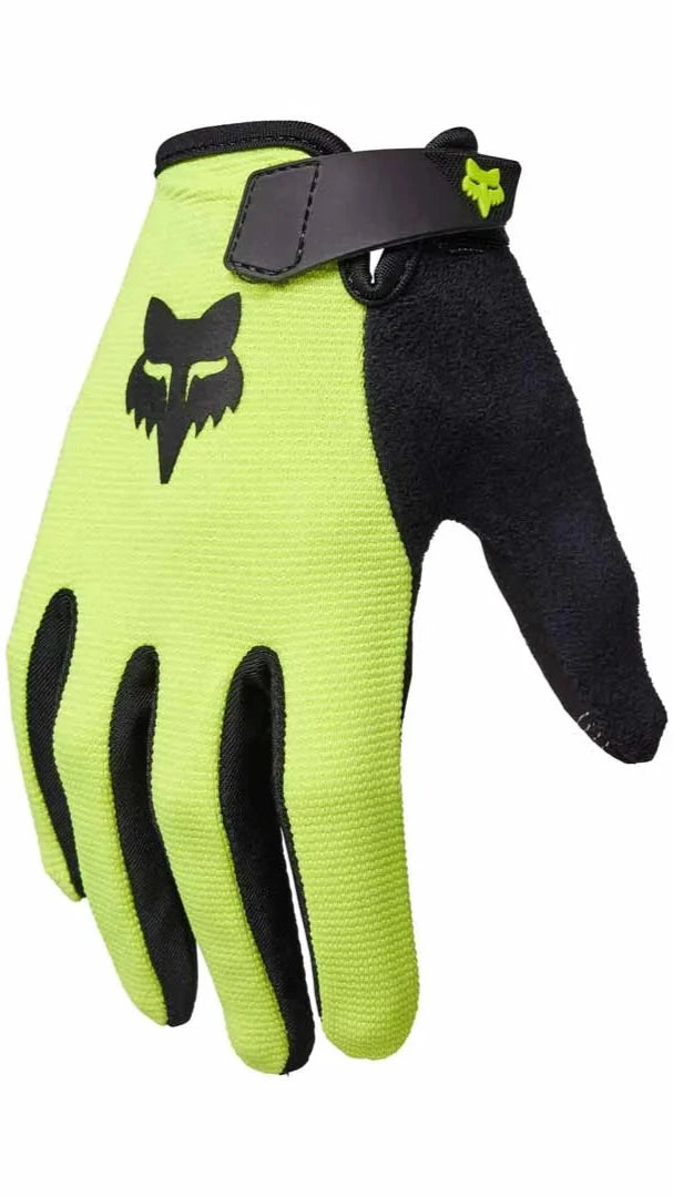 FOX YOUTH RANGER GLOVE - FLURO YELLOW