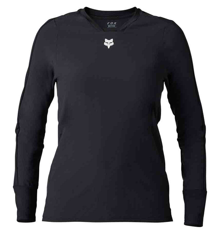 Fox Racing Defend Thermal Jersey Black FRONT