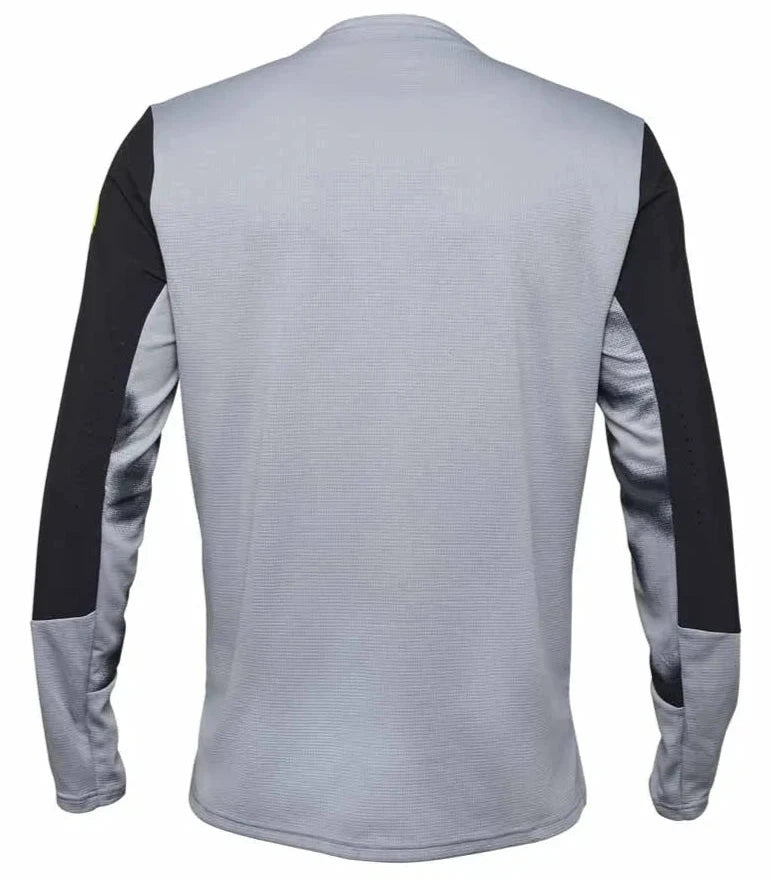 FOX DEFEND LS JERSEY TAUNT - Steel Grey BACK