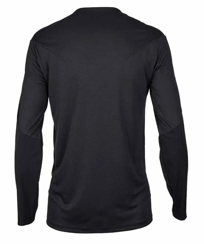 Fox Racing Flexair Pro Long Sleeve Jersey Black BACK