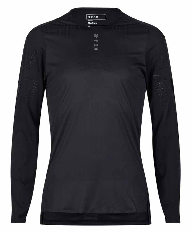 Fox Racing Flexair Pro Long Sleeve Jersey Black FRONT