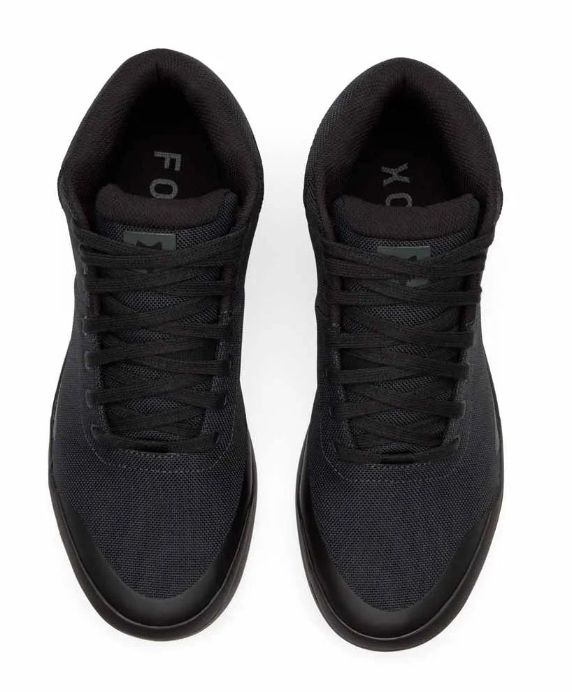 Fox Union Canvas Mid Black Shoes