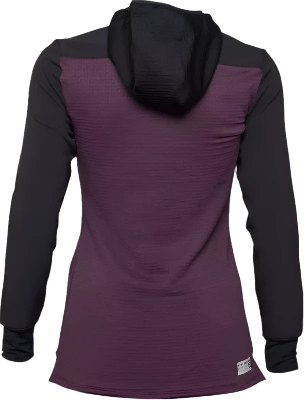 FOX WOMENS DEFEND THERMAL HOODIE.BACK