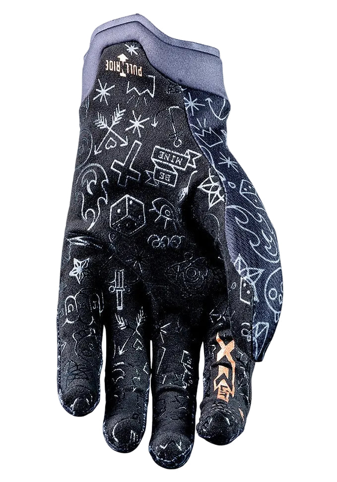 Five 25 XR-Lite Tattoo Black/Gold Gloves