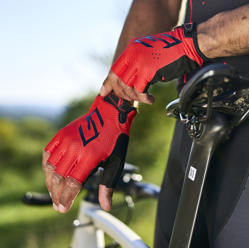 FIVE RC3 Gel Gloves Red 25
