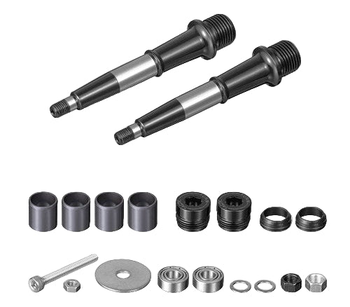 Funn Tactic SPD Pedal Axle Kit with Refresh Parts