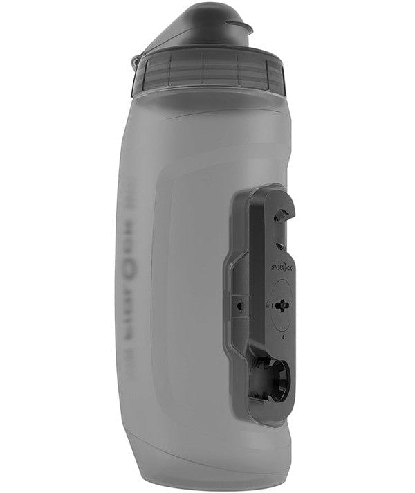 Fidlock 590ml Drink Bottle Twist Bottle Transparent Black