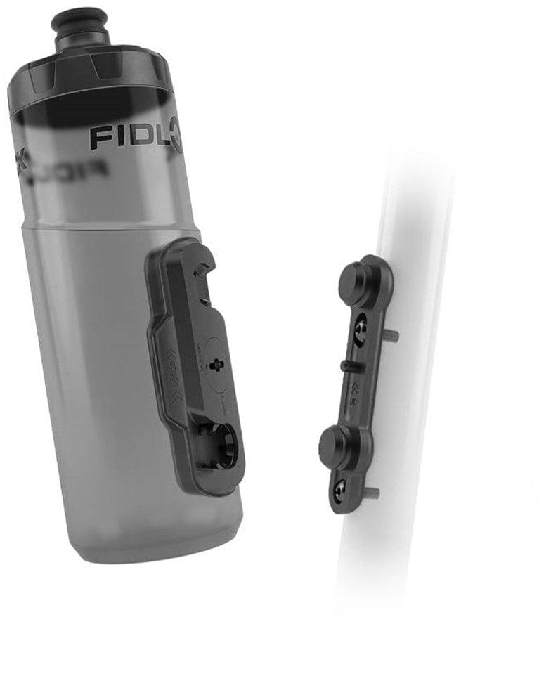 Fidlock 600ml Drink Bottle Twist Bike Base Set Transparent Black