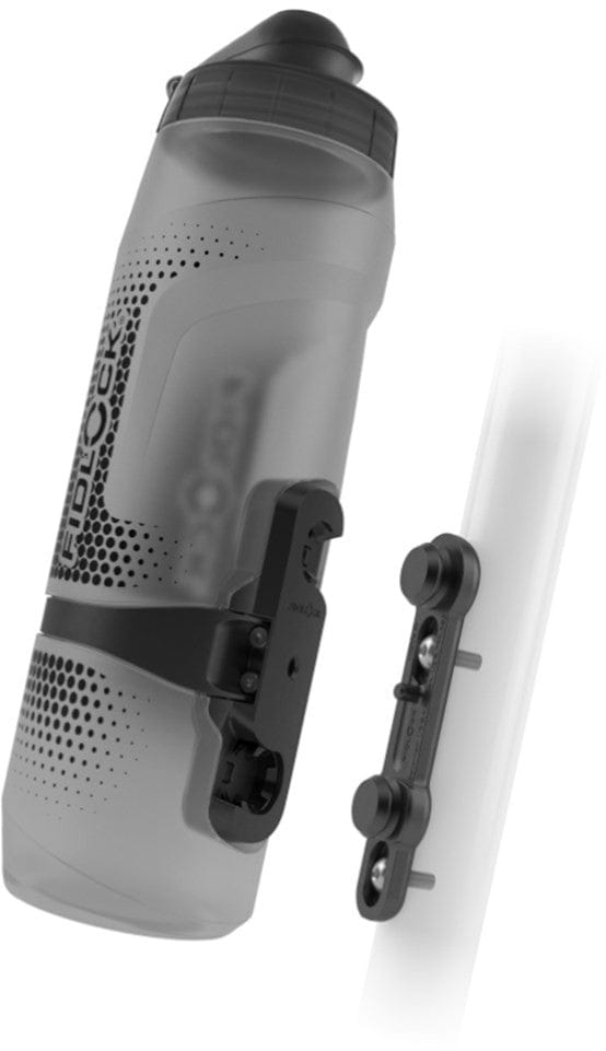 Fidlock 800ml Drink Bottle Twist Bike Base Set Transparent Black