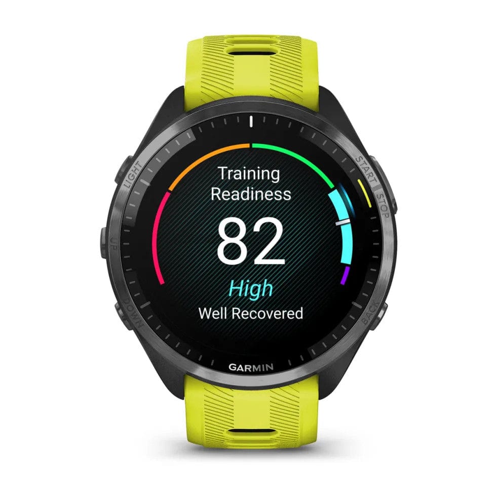 Garmin Forerunner 965 Carbon Grey DLC Titanium Yellow/Black Band