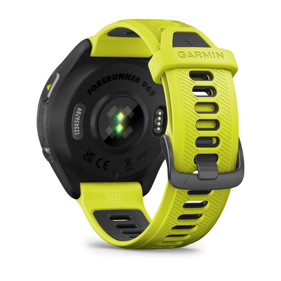 Garmin Forerunner 965 Carbon Grey DLC Titanium Yellow/Black Band