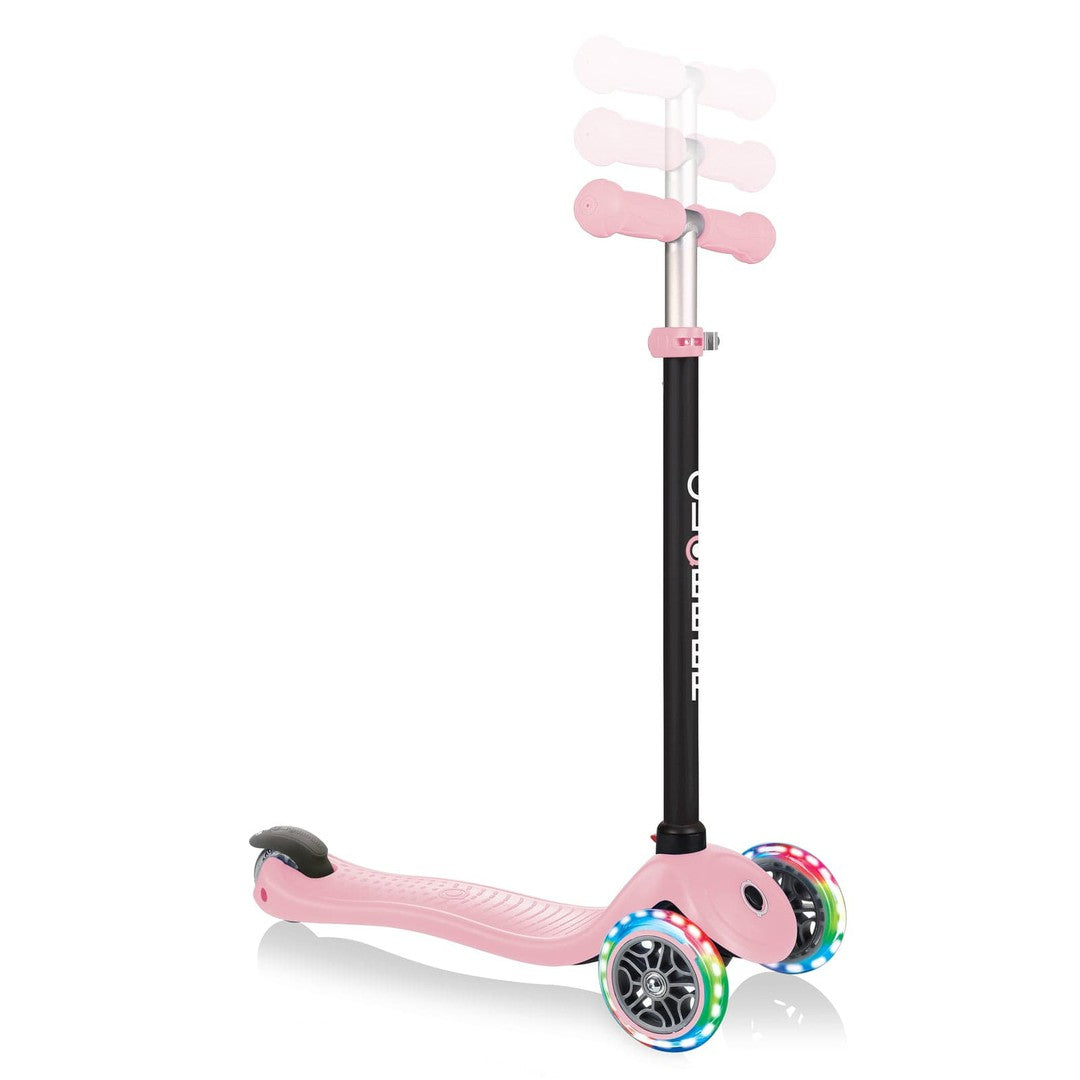 Globber GO UP SPORTY Lights Convertible Scooter - Pastel