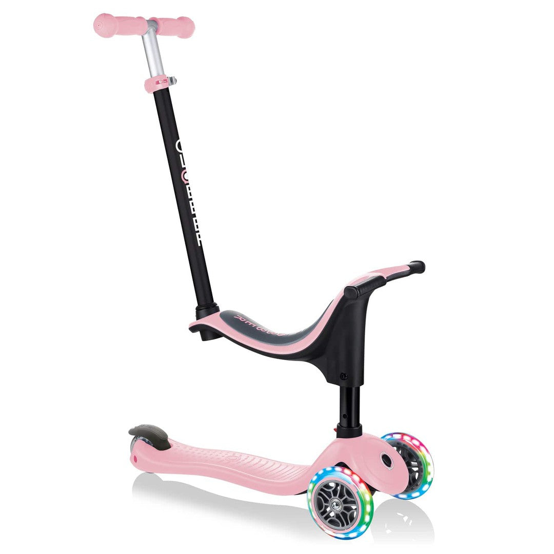 Globber GO UP SPORTY Lights Convertible Scooter - Pastel