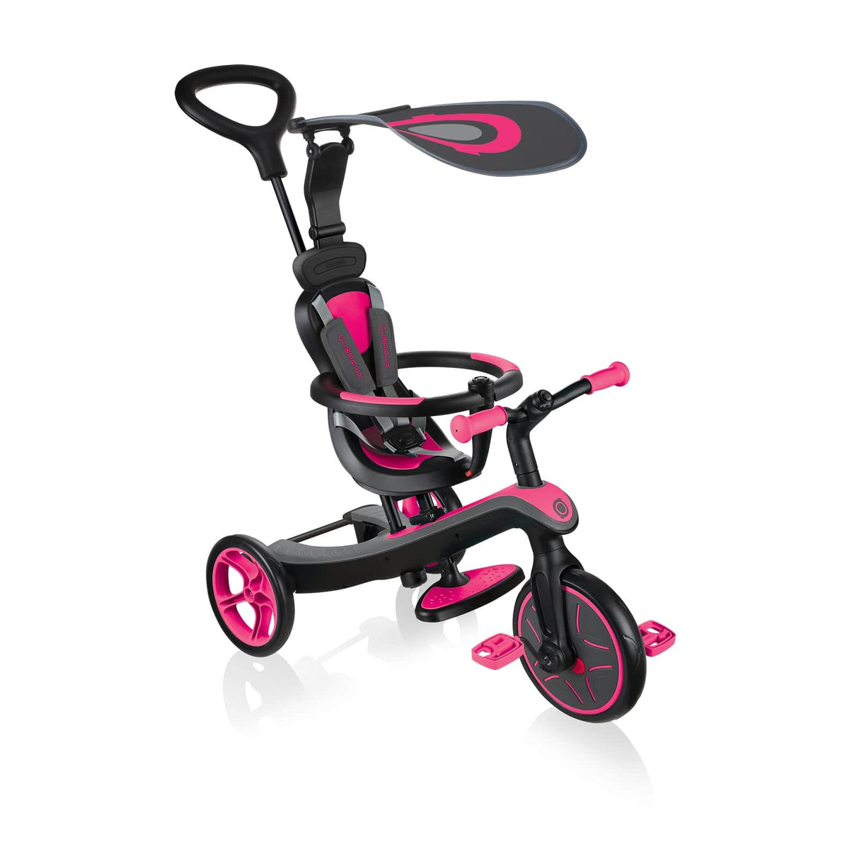 Globber EXPLORER Trike 4 in 1 - Fuchsia