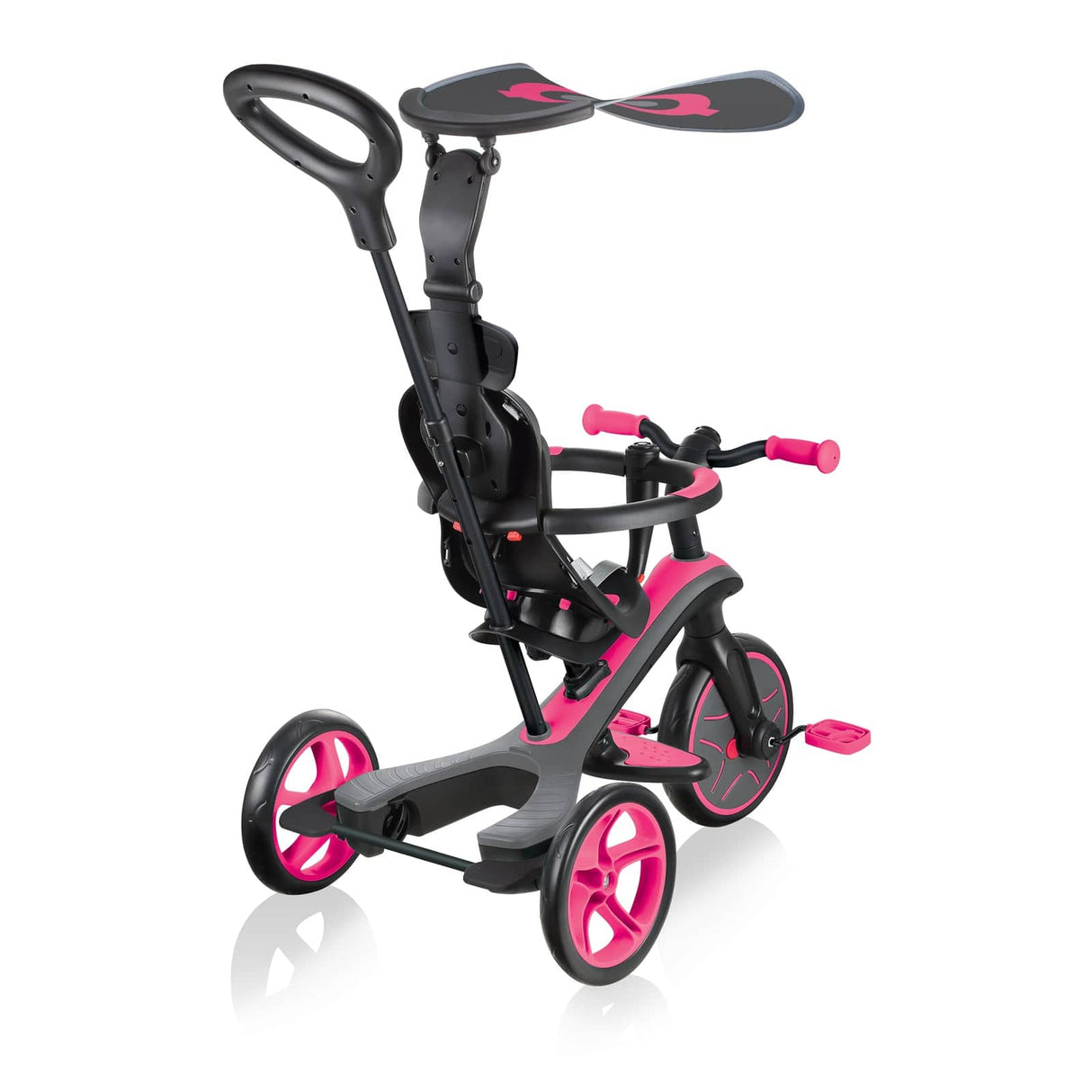 Globber EXPLORER Trike 4 in 1 - Fuchsia