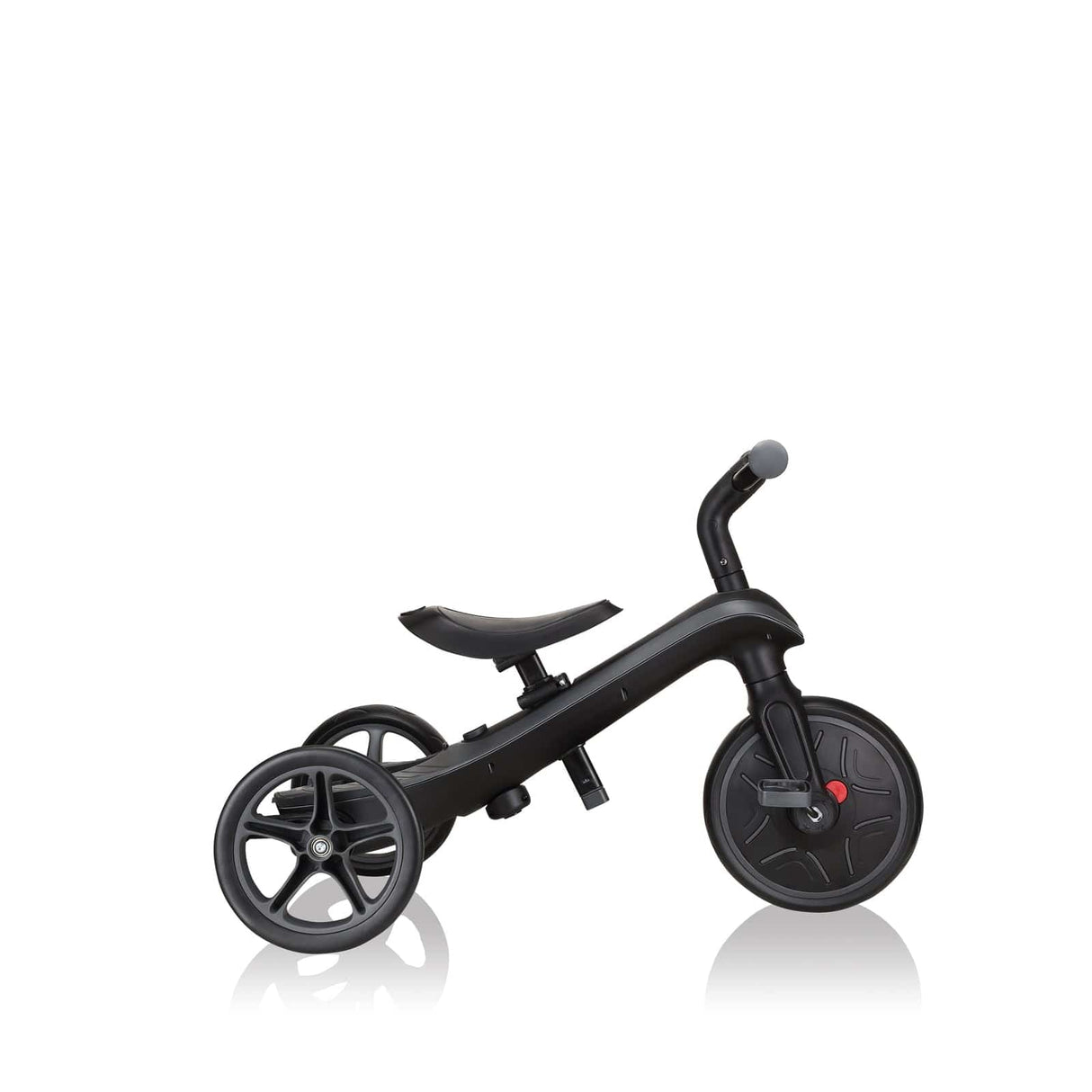 Globber EXPLORER Trike 4 in 1 DELUXE PLAY -Black/Grey