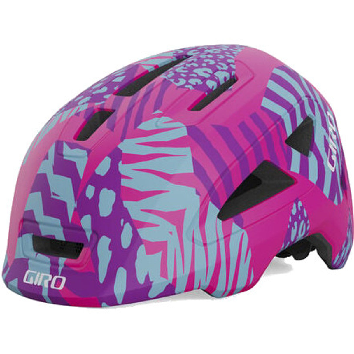 Giro Scamp II Youth Pink Animal Helmet