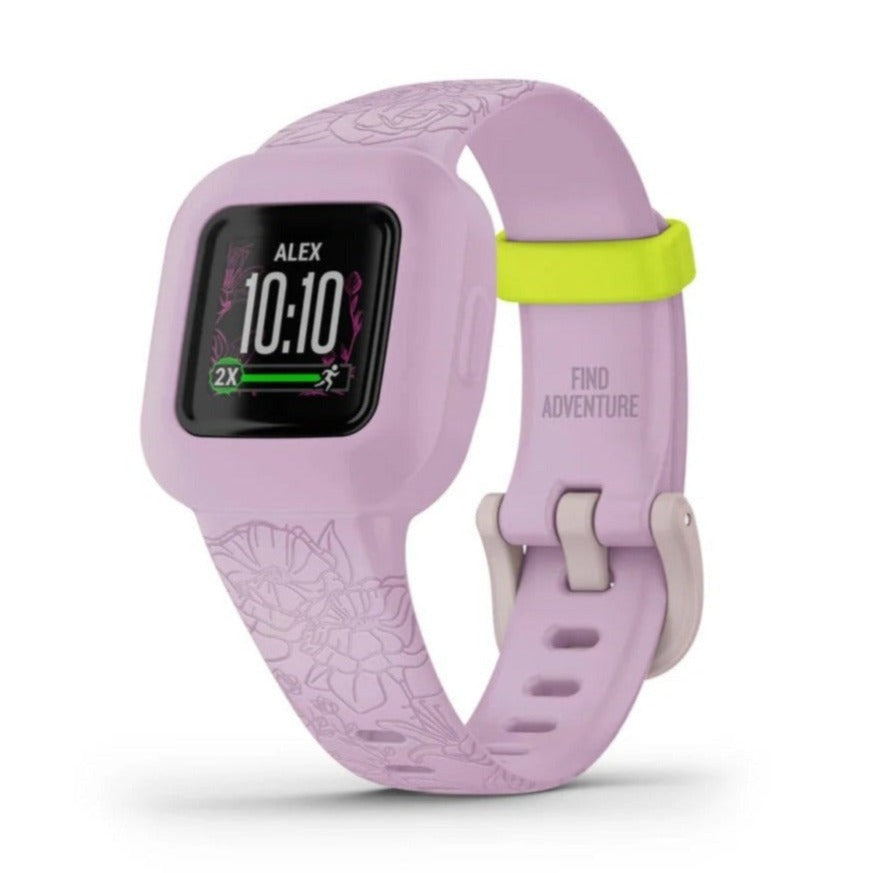Garmin vivofit jr. 3 Fitness Watch Lilac Floral