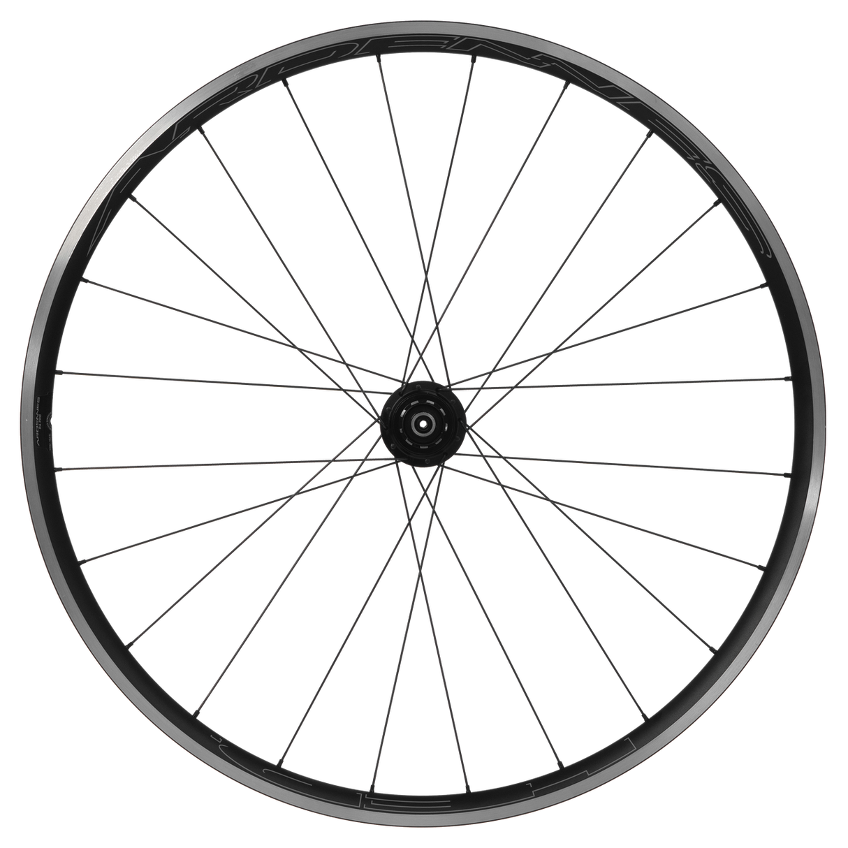 HED Ardennes RA BLACK Rim Brake Wheels 24H Rear 700cc QR (HG)