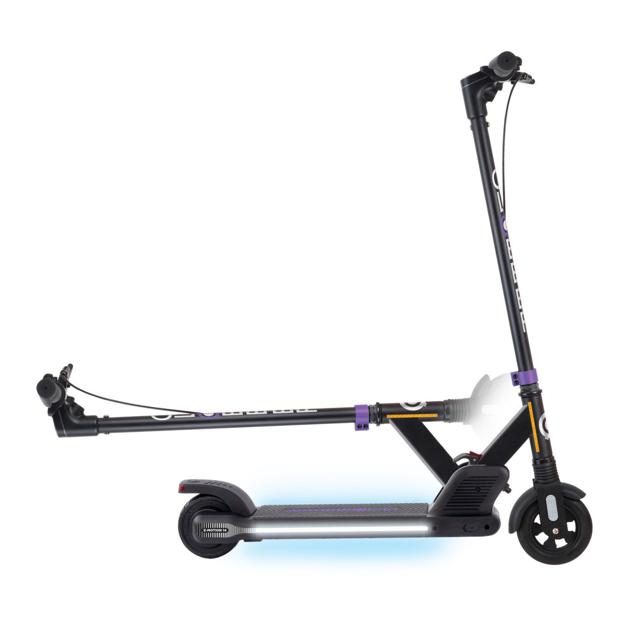 Globber E-Motion 14 Teens Electric Scooter Black/Violet