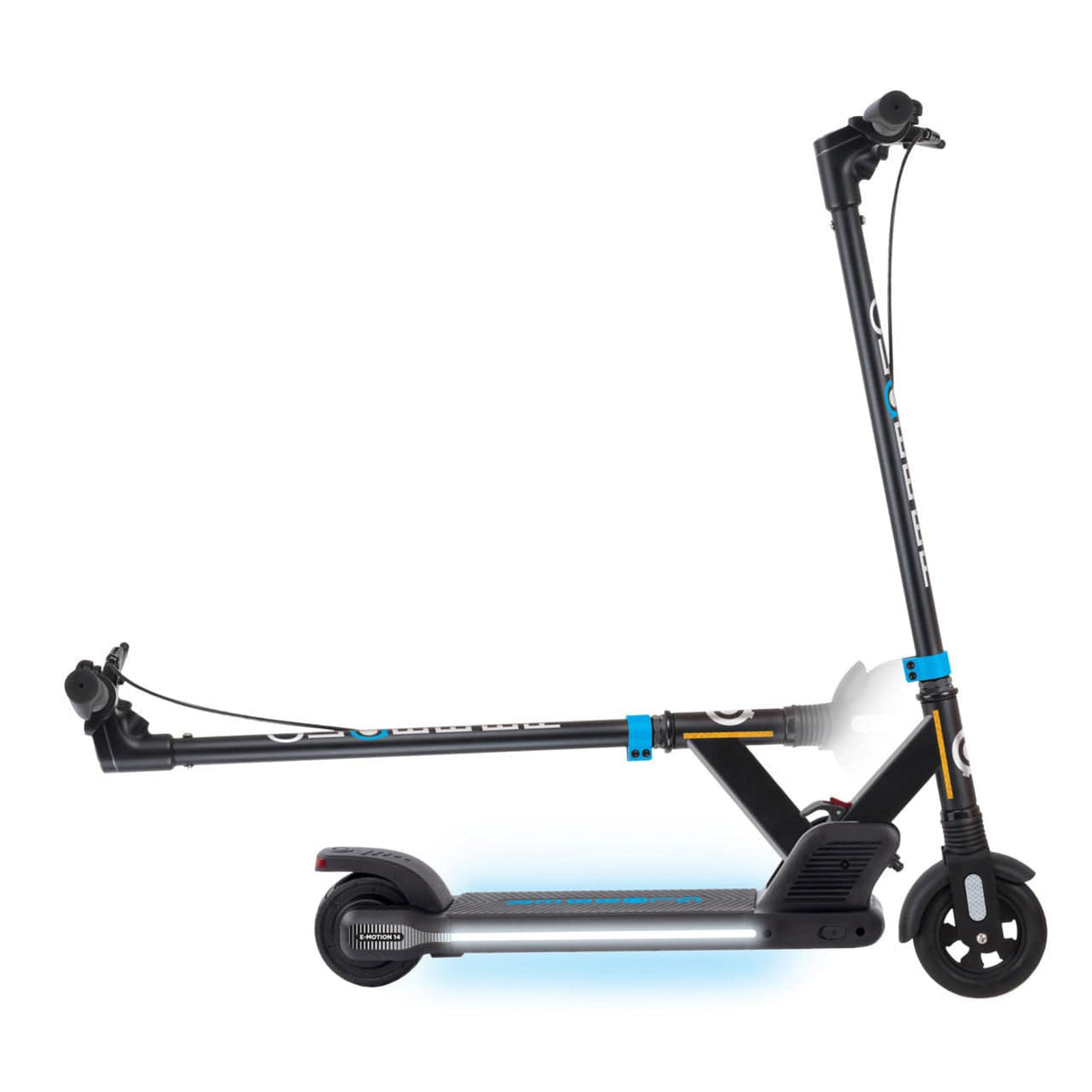 Globber E-Motion 14 Teens Electric Scooter Black/Sky Blue