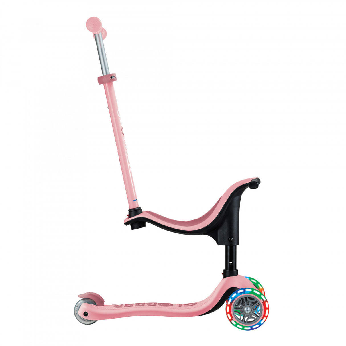 Globber Go Up Sporty Lights Toddler/Child Convertible Scooter