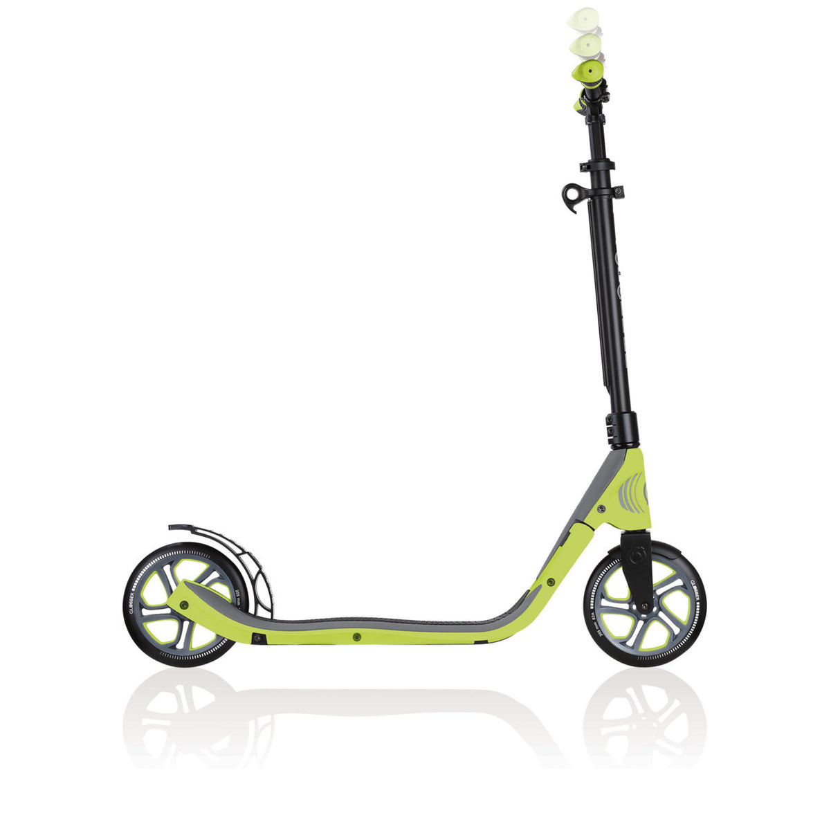 Globber One NL 205 Adult Scooter Lime Green-Dark Grey