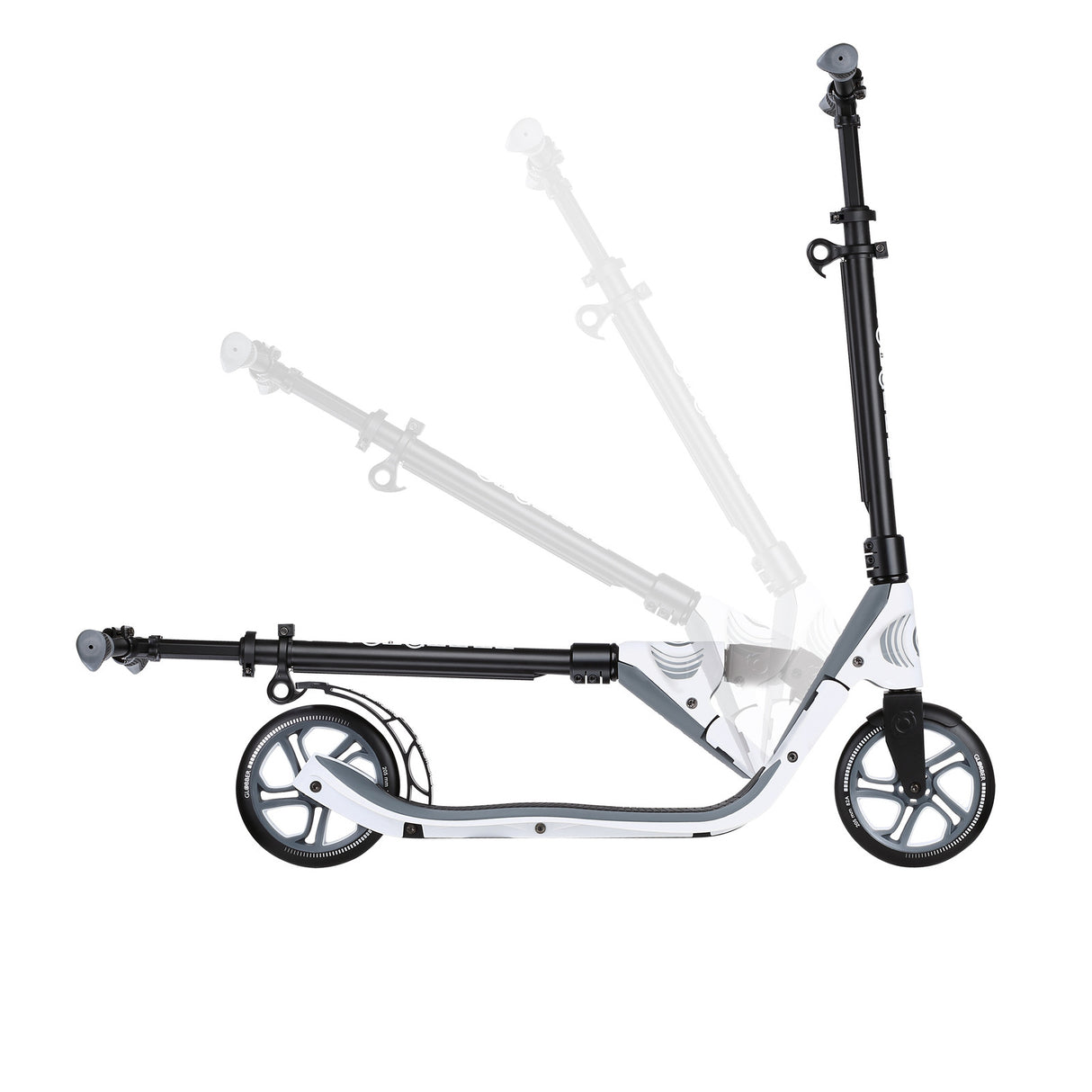 Globber One NL 205 Adult Scooter White-Black