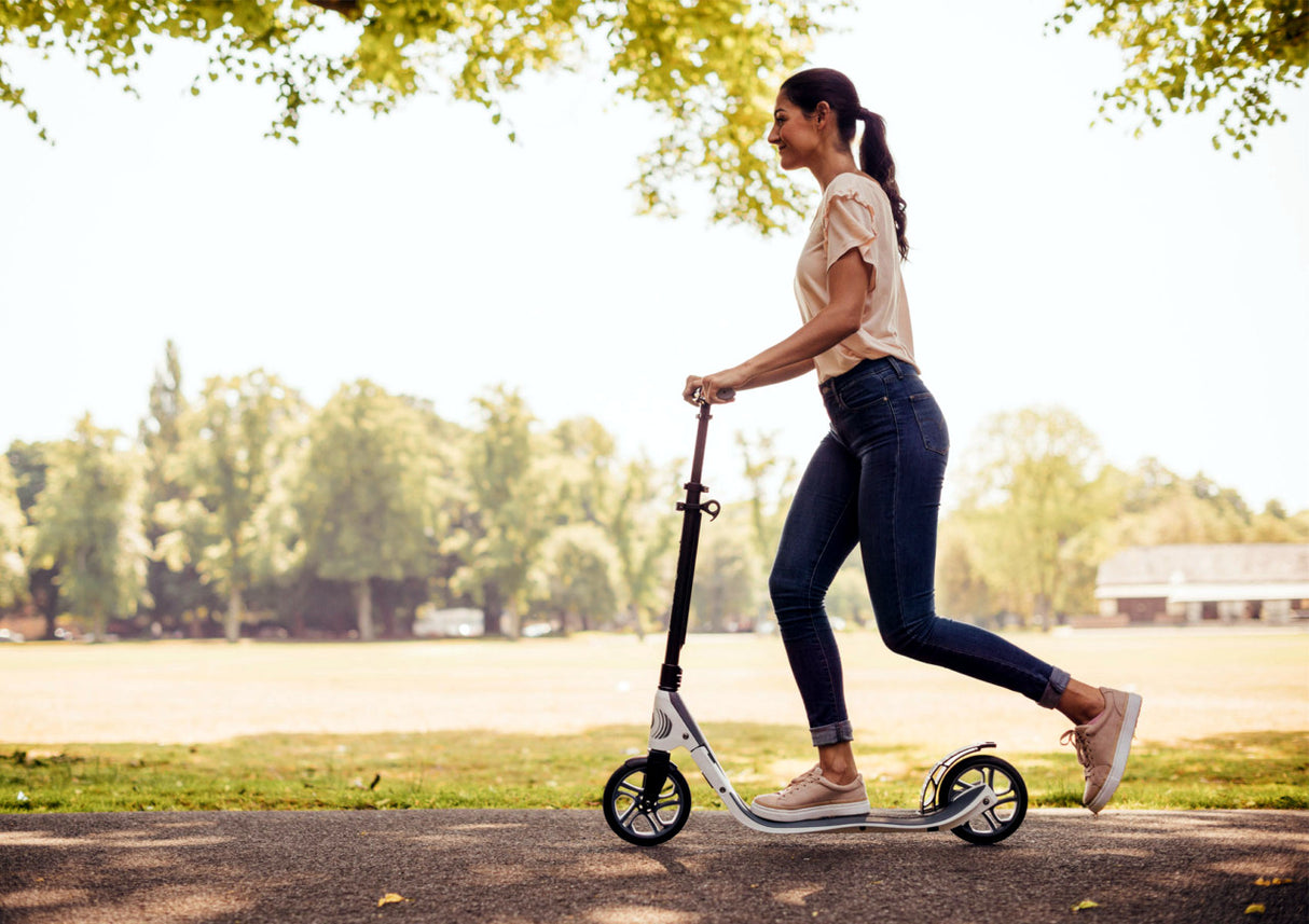 Globber One NL 205 Adult Scooter Lime Green-Dark Grey