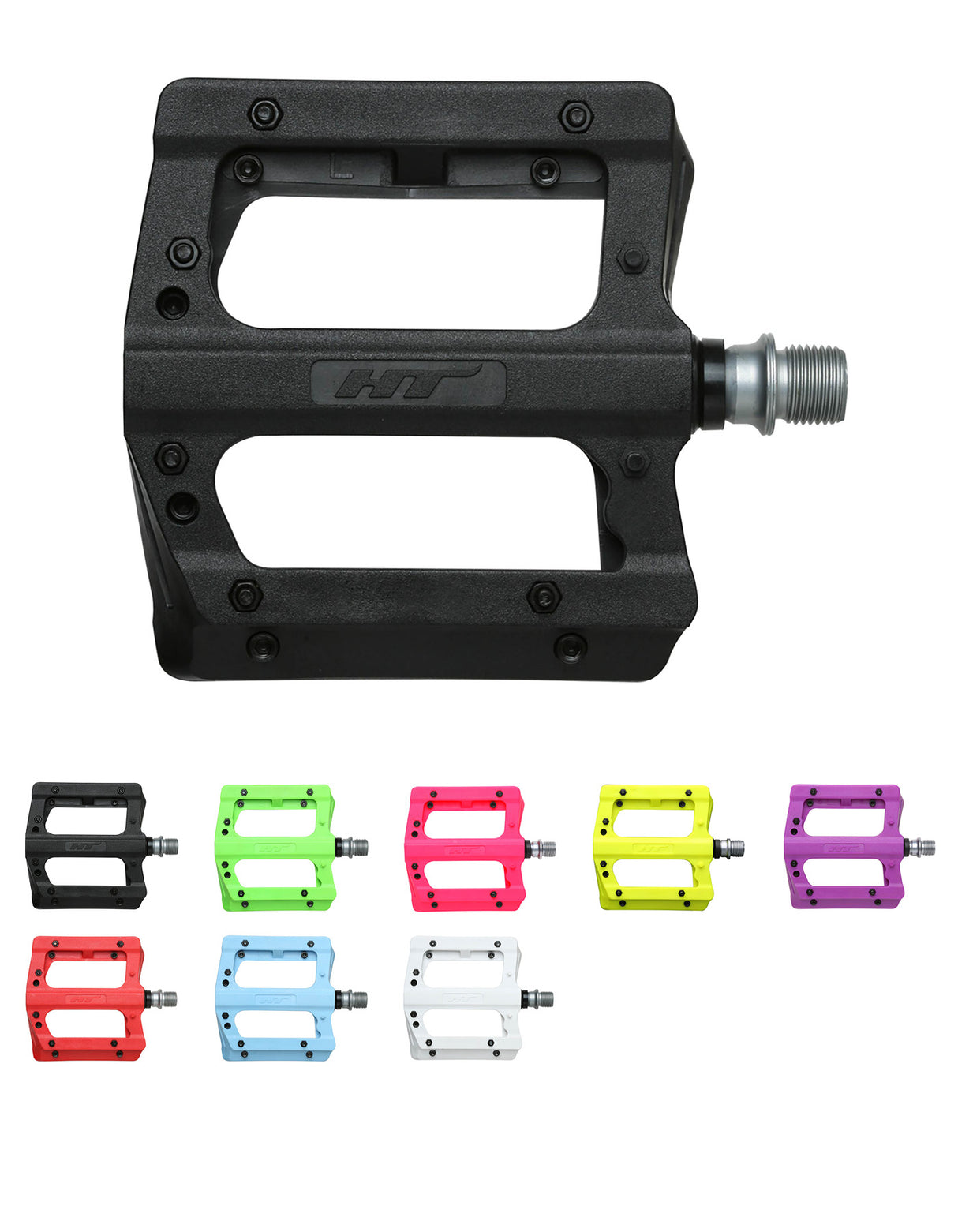 HT Components PA12A Pedals (Nylon / CNC CRMO)