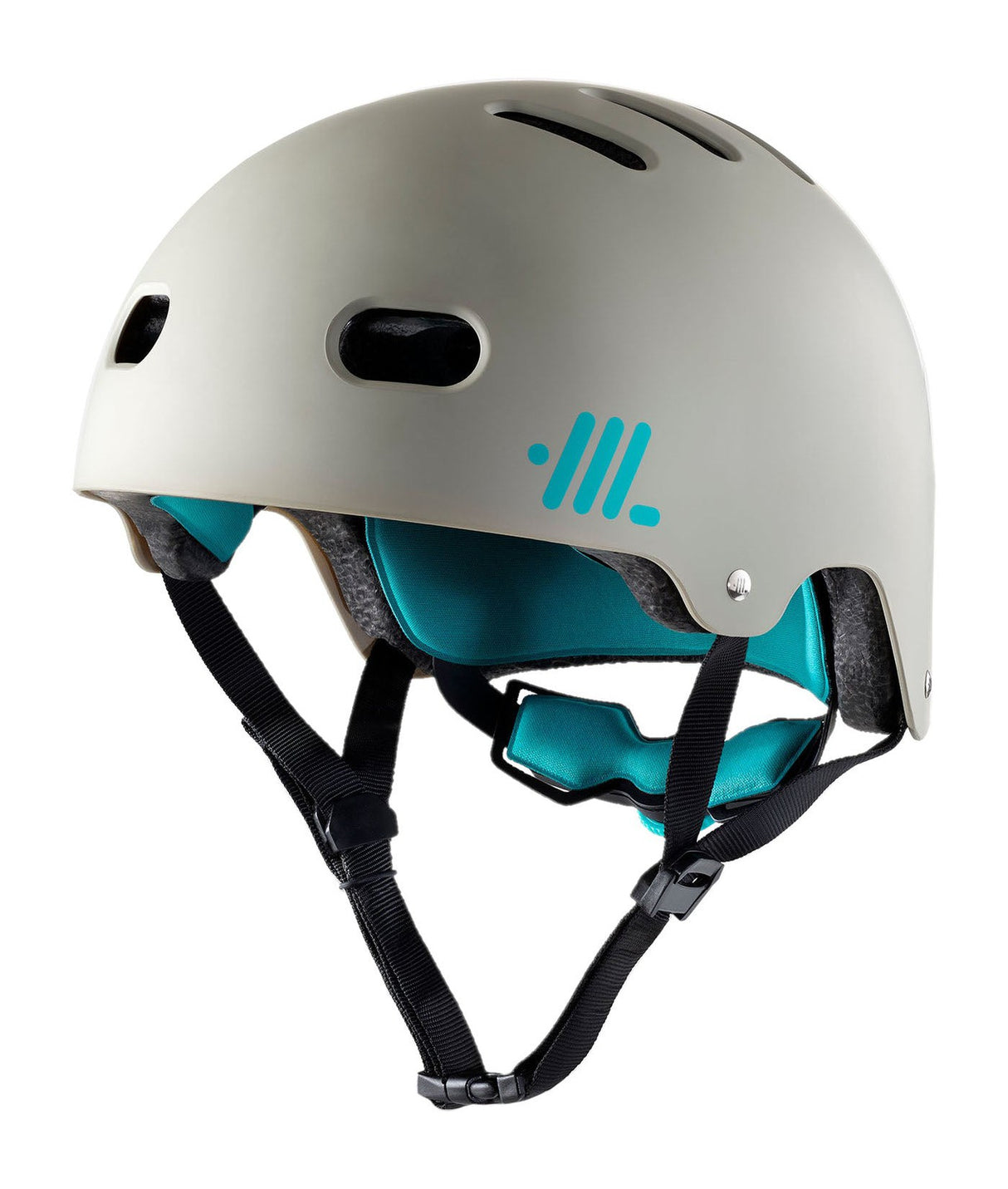 Headlokt Lockable Bike/Scooter Helmet Stone Grey