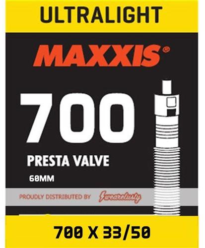 Maxxis 700 X 33/50 Ultralight Tube ( Presta FV SEP 60mm )