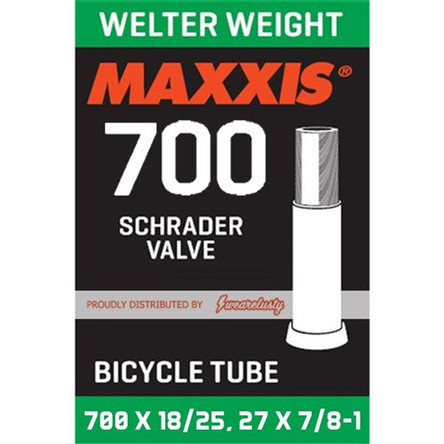 Maxxis 700x18/25, 27x7/8-1 Welter Weight Tube (Schrader SV 48mm)