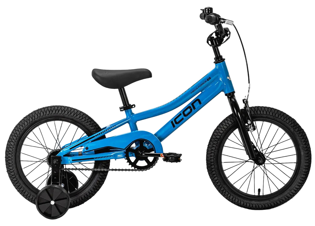 Icon Mega Force 16" Boys Electric Blue Kids Bike