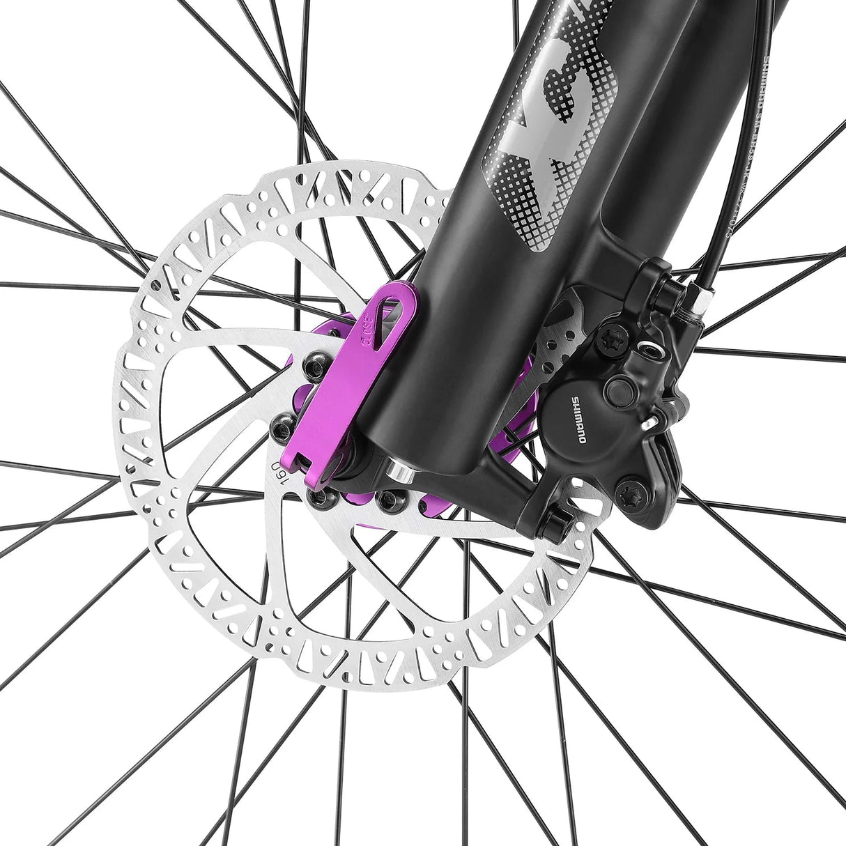 Icon Tank 26 Men's Street Bike Black/Purple Size 17