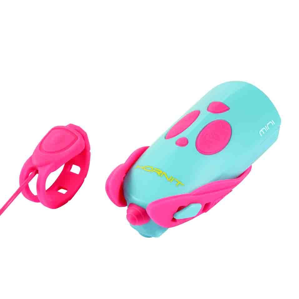 Hornit Mini Bike Horn Pink/Turquoise