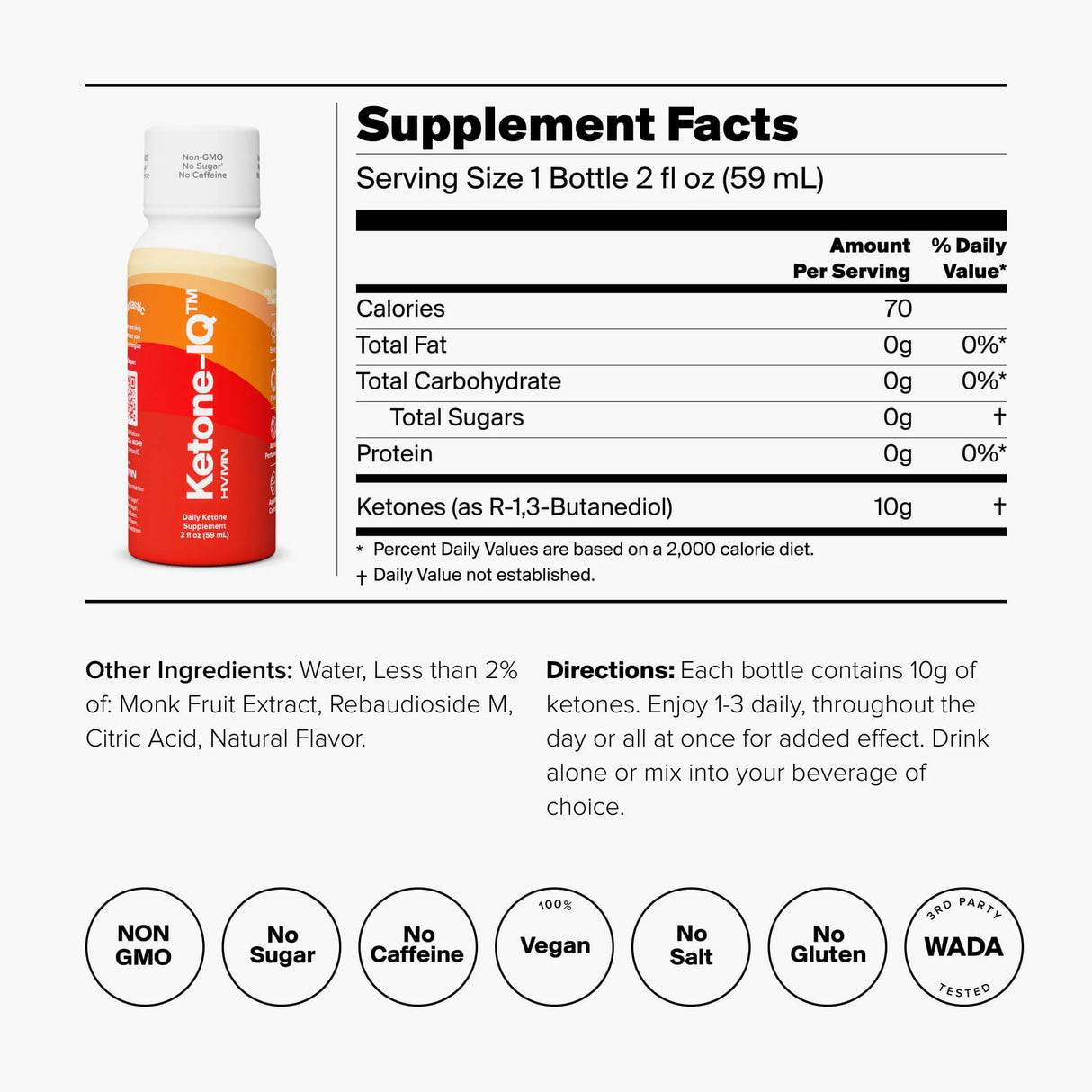 Ketone-IQ 2oz Travel Bottle