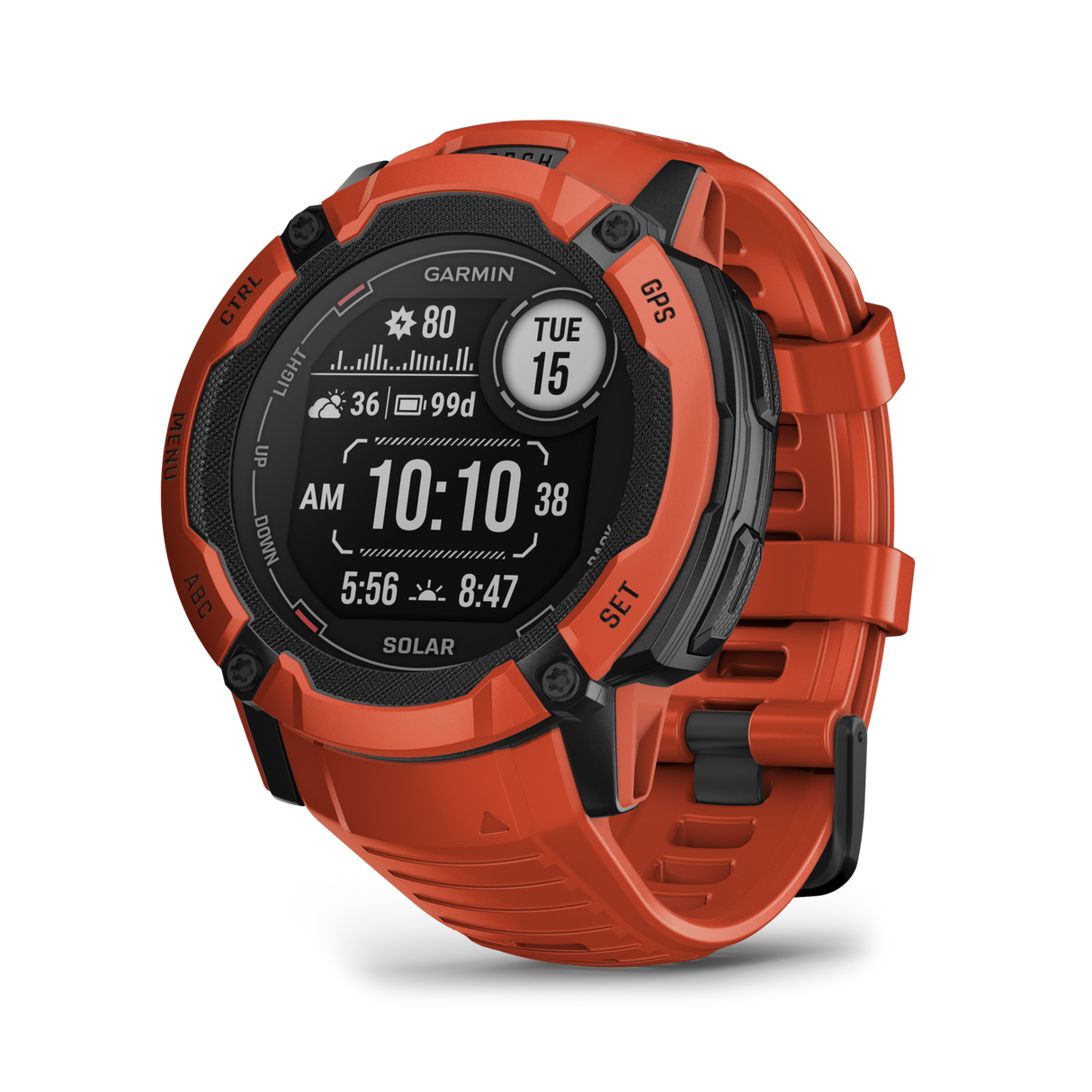 Garmin Instinct 2X Solar Flame Red Watch