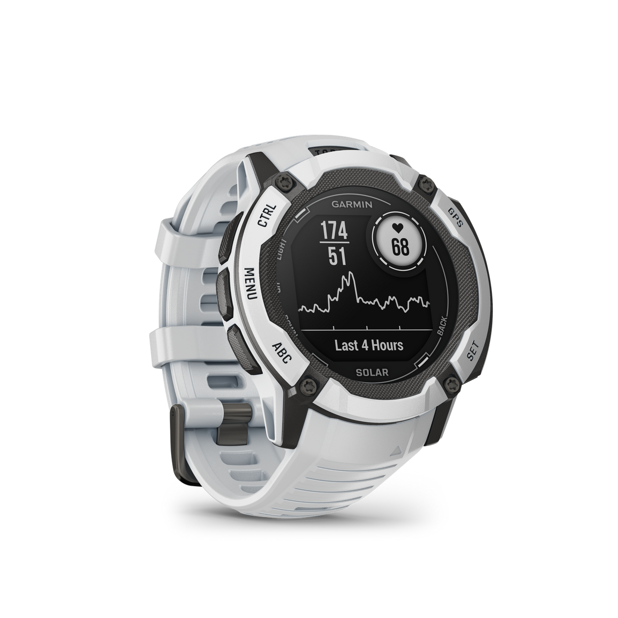Garmin Instinct 2X Solar Watch Whitestone