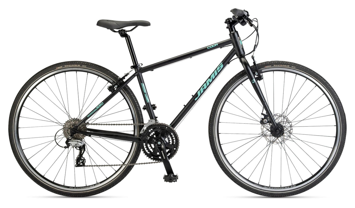 Jamis 2021 Coda S2 Womens Flat Bar Road Bike Gloss Black